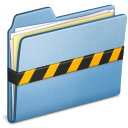 Blue Security Icon 128x128 png